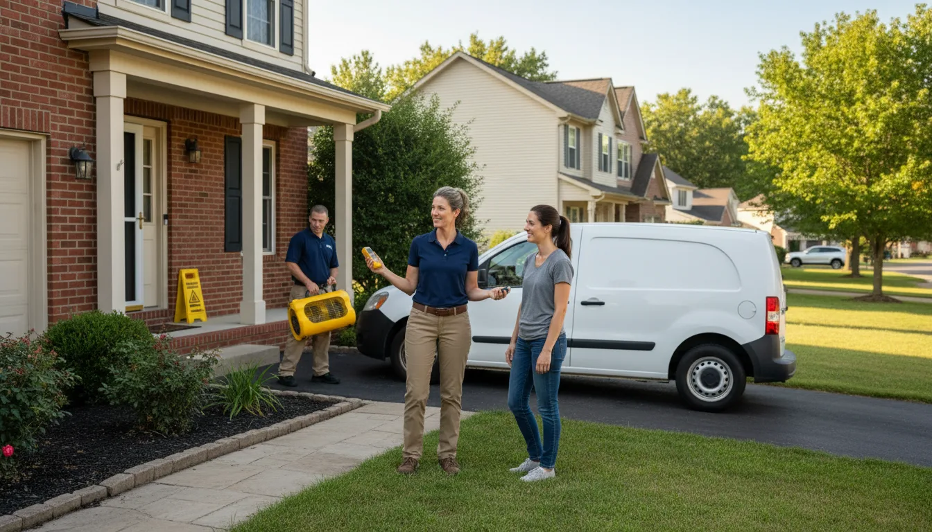Residential water damage restoration in Beaver City, NE